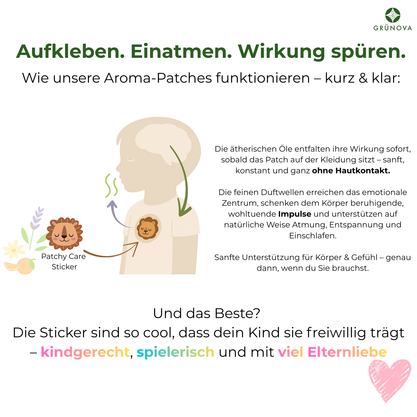 Atme Sanft - 24 Sticker - Design: Atemfreunde