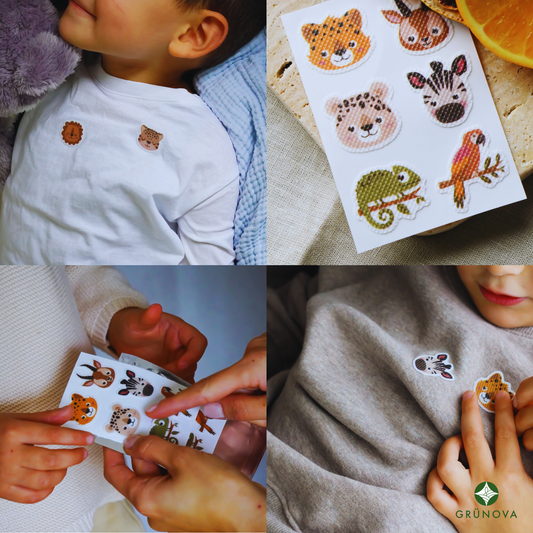 Atme Sanft - 36 Sticker - Design: Atemfreunde