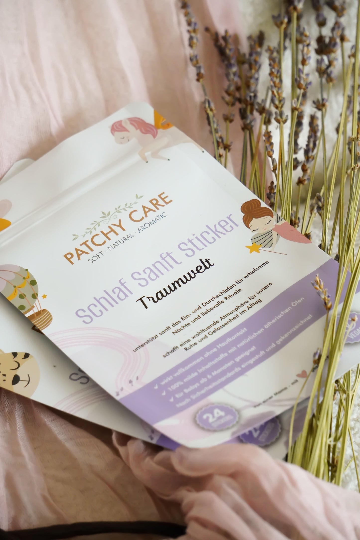 Schlaf Sanft - 24 Sticker - Design: Traumwelt