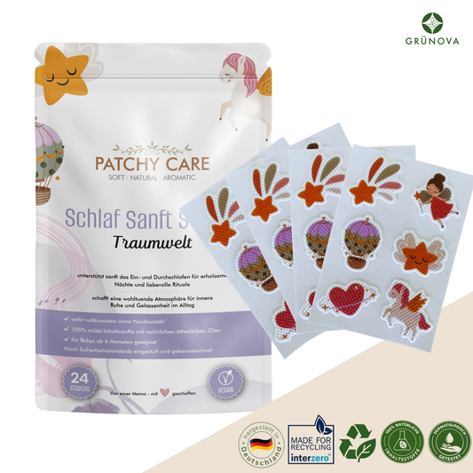 Schlaf Sanft - 24 Sticker - Design: Traumwelt