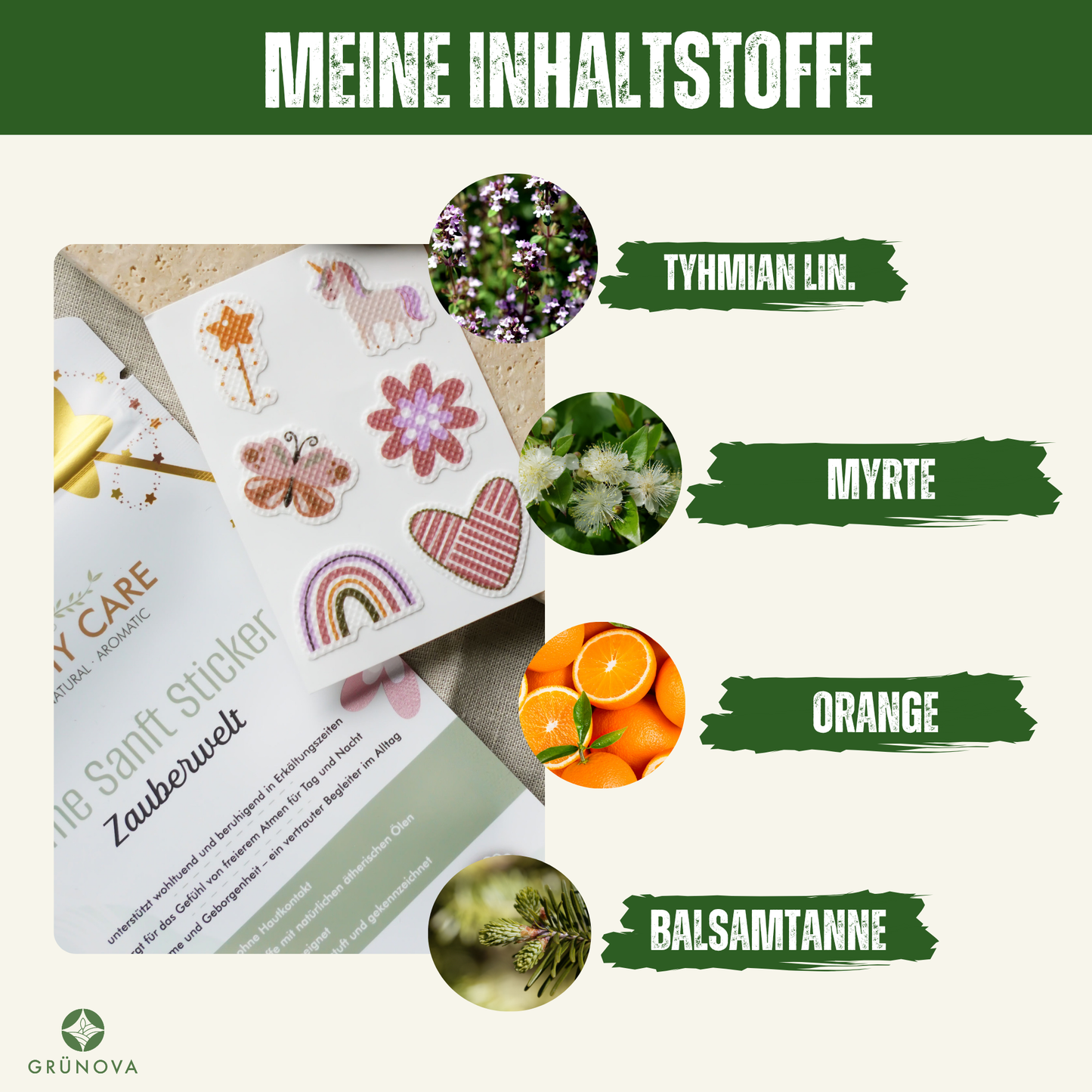 Atme Sanft & Schlaf Sanft SET –  48 Sticker voller Magie