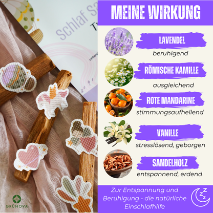 Atme Sanft & Schlaf Sanft SET –  48 Sticker voller Magie