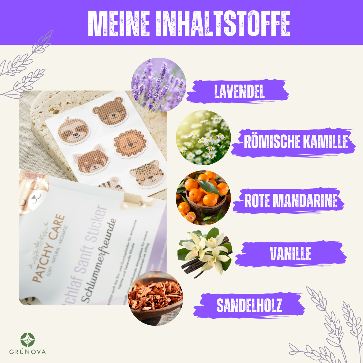 Atme Sanft & Schlaf Sanft SET – 48 Sticker mit Tierfreunden