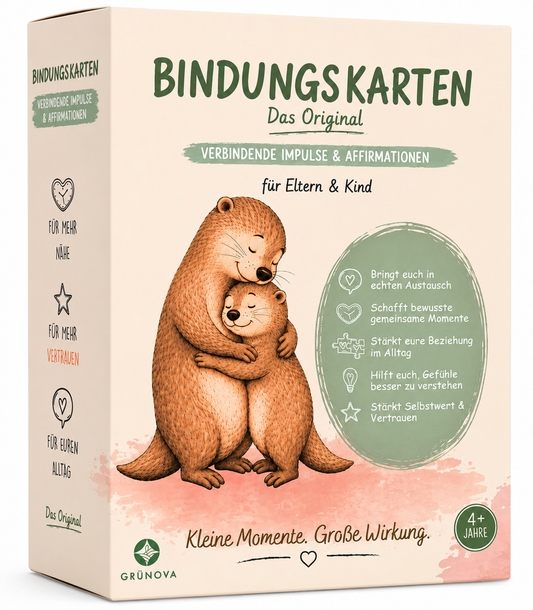 Bindungskarten – Das Original | Verbindende Impulse & Affirmationen für Eltern & Kind
