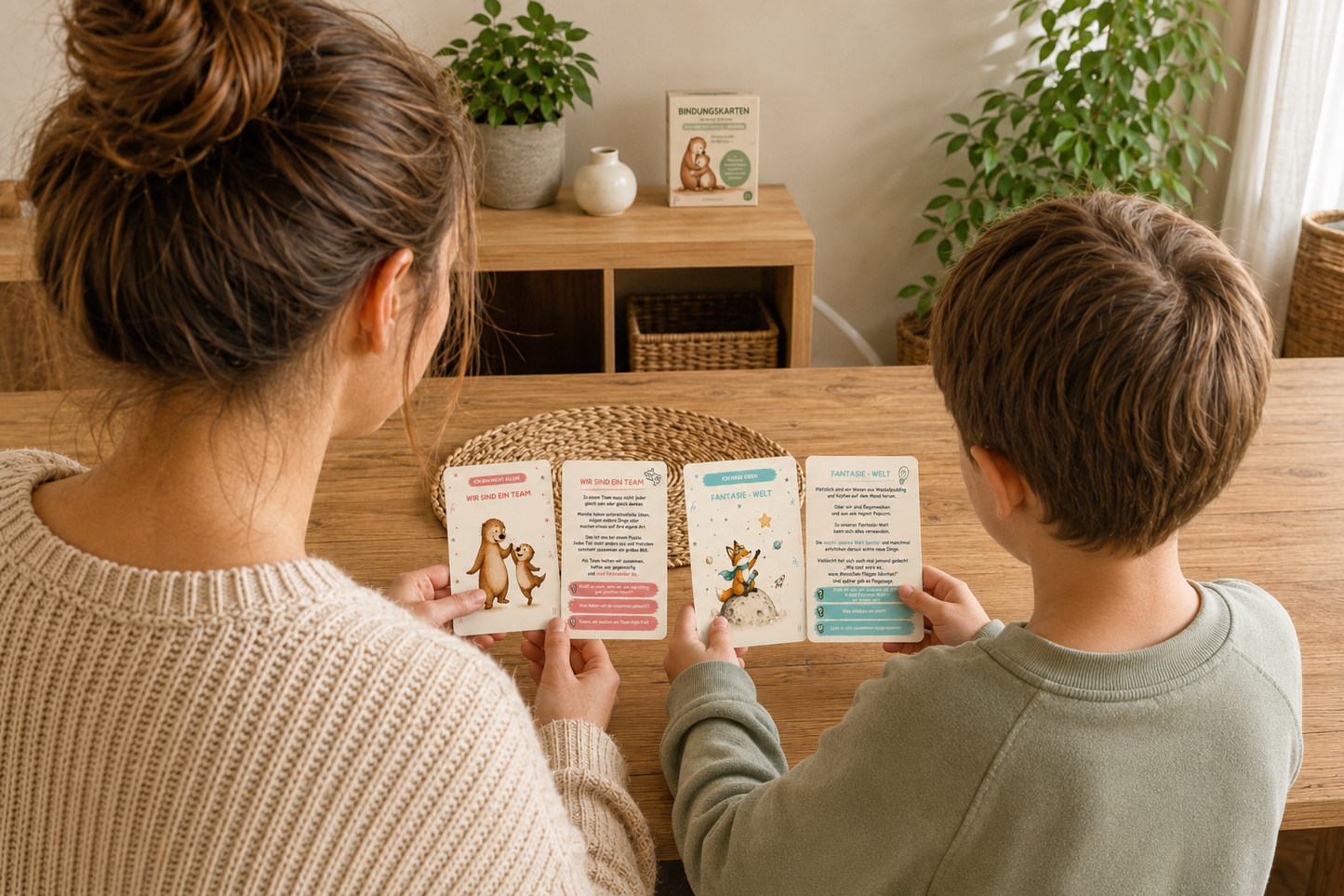 Bindungskarten – Das Original | Verbindende Impulse & Affirmationen für Eltern & Kind