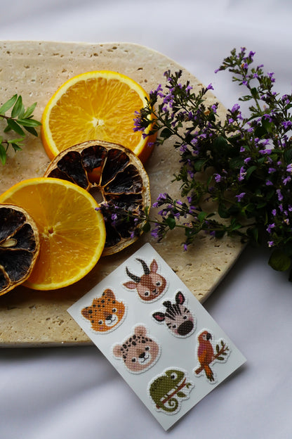 Atme Sanft & Schlaf Sanft SET – Sticker mit Tierfreunden