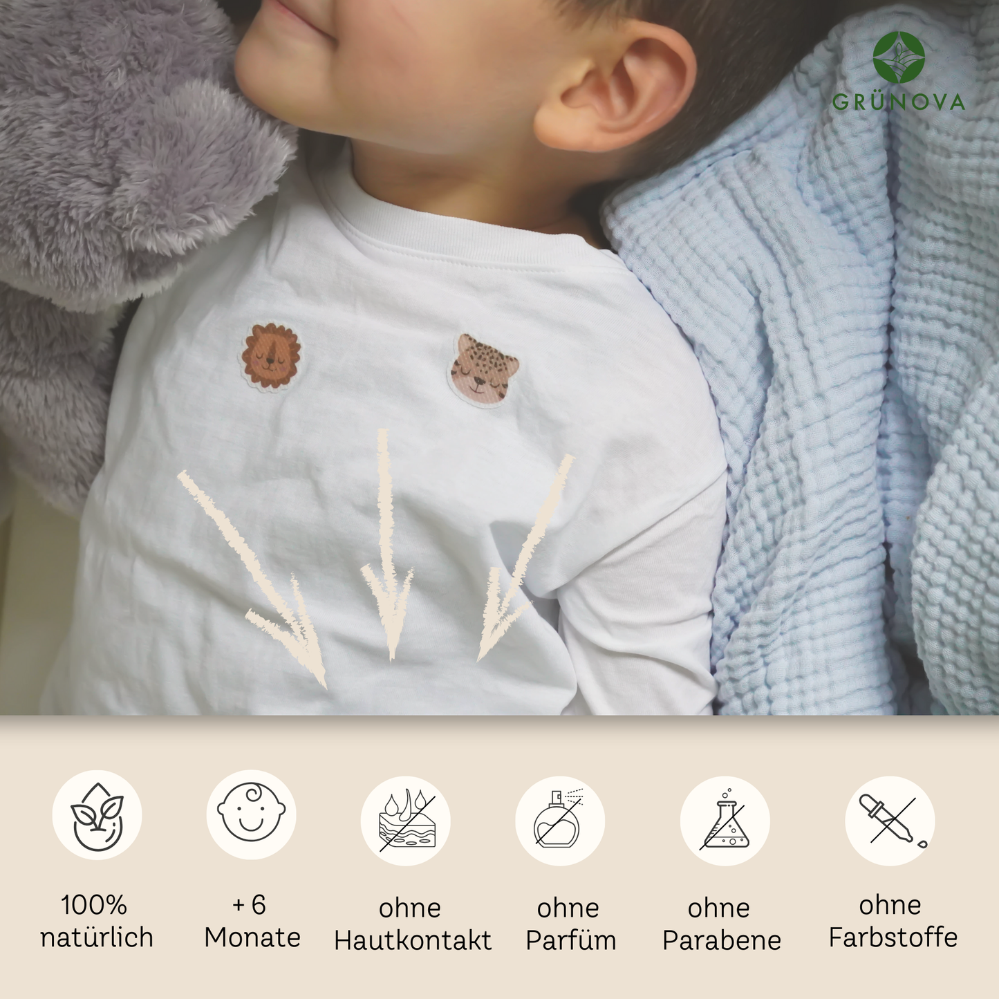 Atme Sanft & Schlaf Sanft SET –  48 Sticker voller Magie