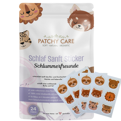 Schlaf Sanft - 24 Sticker - Design: Schlummerfreunde