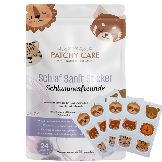 Schlaf Sanft - 24 Sticker - Design: Schlummerfreunde