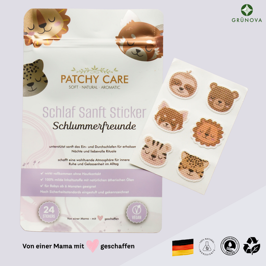 Schlaf Sanft - 24 Sticker - Design: Schlummerfreunde