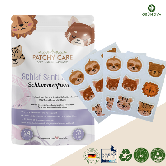 Schlaf Sanft - 24 Sticker - Design: Schlummerfreunde