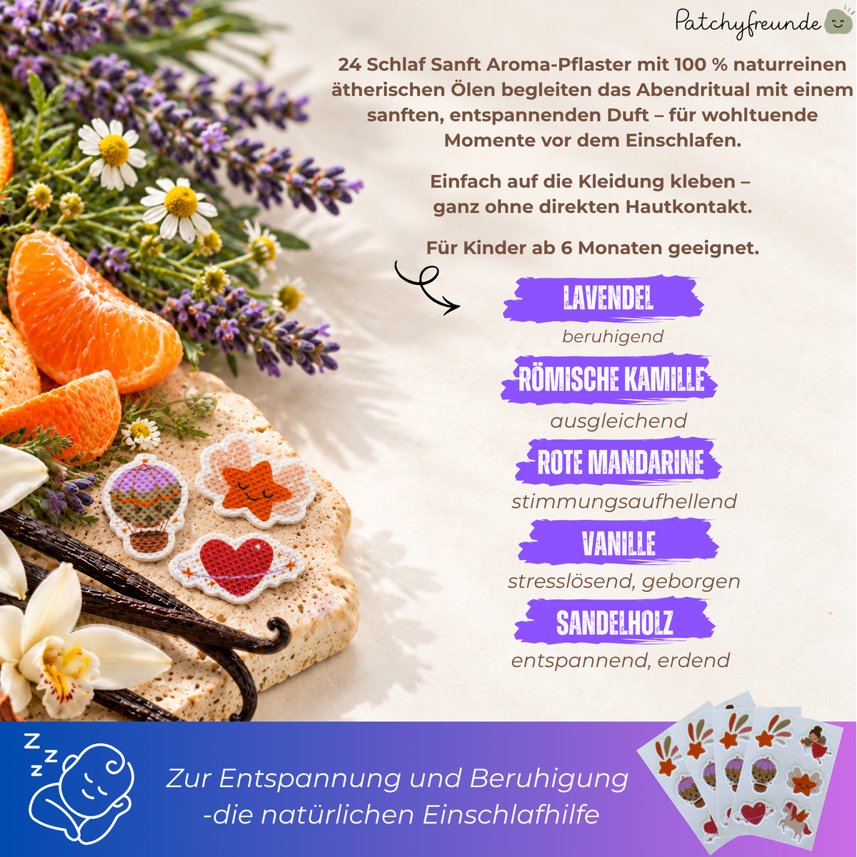 Atme Sanft & Schlaf Sanft SET –  54 Sticker voller Magie