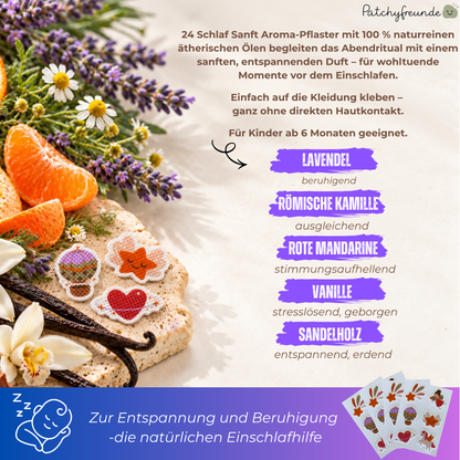 Atme Sanft & Schlaf Sanft SET –  54 Sticker voller Magie