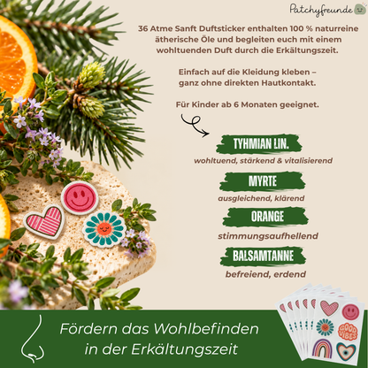 Atme Sanft & Schlaf Sanft SET –  54 Sticker voller Magie