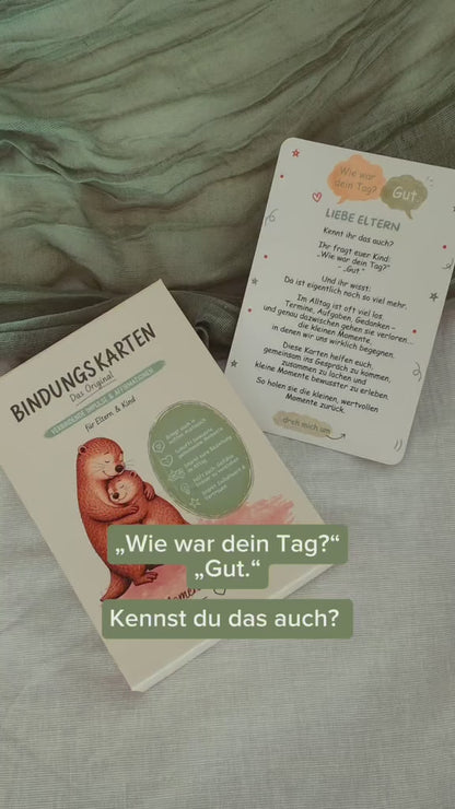 Bindungskarten – Das Original | Verbindende Impulse & Affirmationen für Eltern & Kind